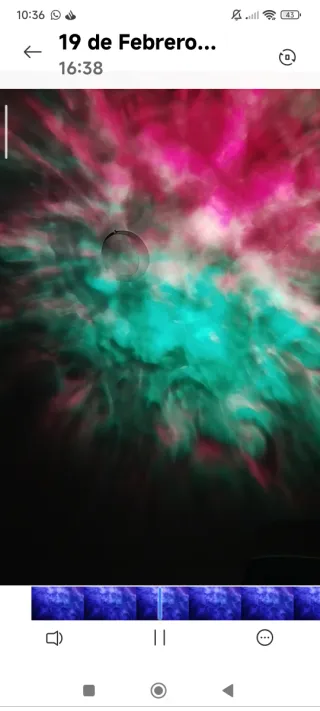 Proyector Estrellas Nebulosa SUPPOU Blanco