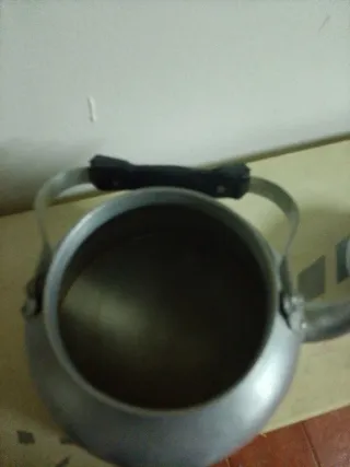 Tetera cafetera aluminio antigua nº 5