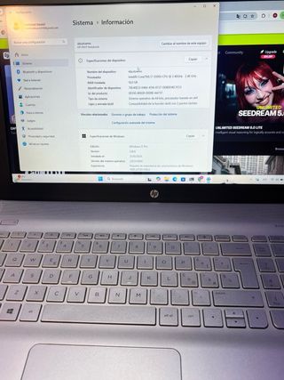 HP Envy i7 - 16GB RAM - 256GB SSD - NVIDIA GTX 4GB