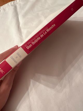 Libro Don Quijote le la Mancha