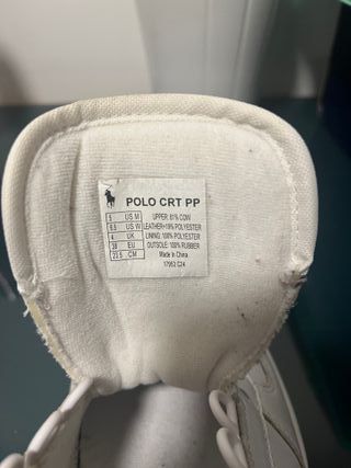 Zapatillas Polo Ralph Lauren Piel Blancas