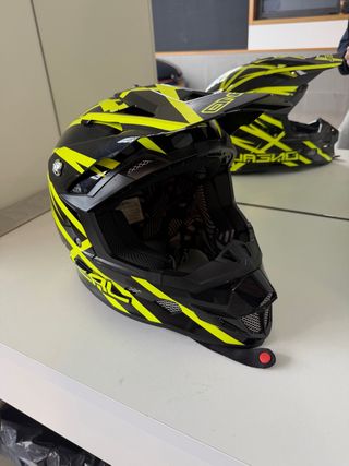 Capacete Motocross ONeal Preto e Amarelo