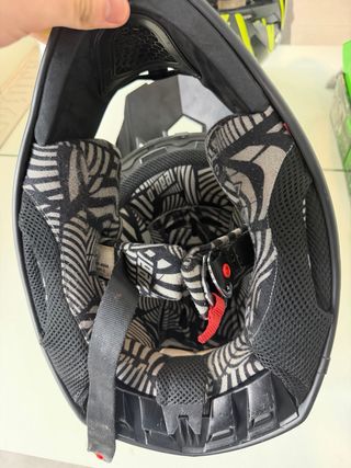 Capacete Motocross ONeal Preto e Amarelo