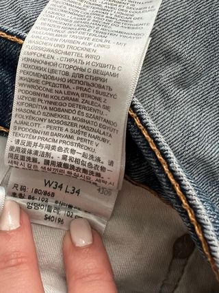 Vaqueros Levi's Hombre Azules