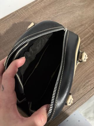 Bolso Mustang Negro y Beige