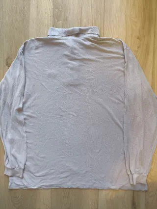 lacoste classic fit long sleeve polo shirt beige s