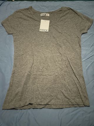 Camiseta gris INSIDE talla XL