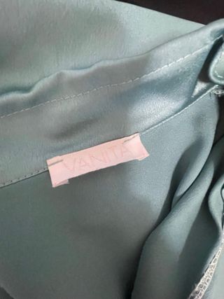 Conjunto verde cetim