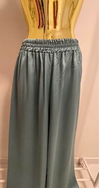 Conjunto verde cetim