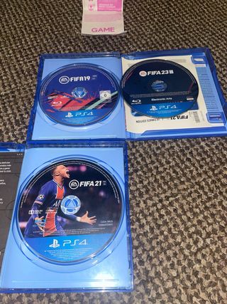 Pack FIFA 19, 21 y 23 PS4