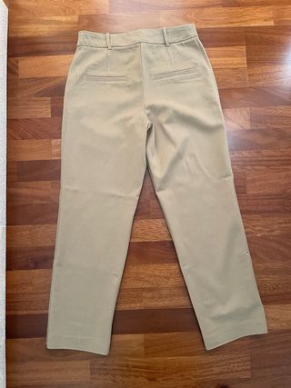 Pantalones Zara Beige Talla S, grande
