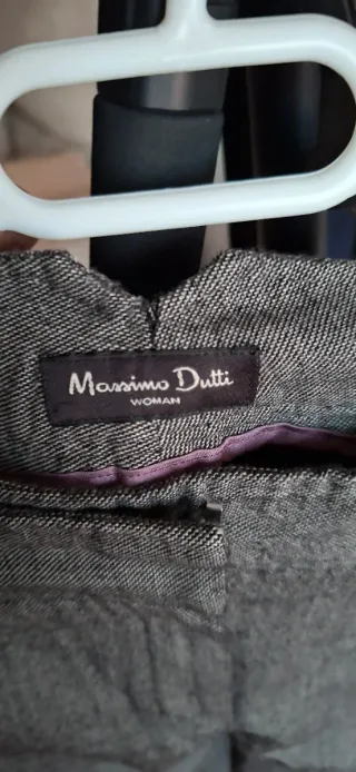 Pantalón Massimo Dutti gris