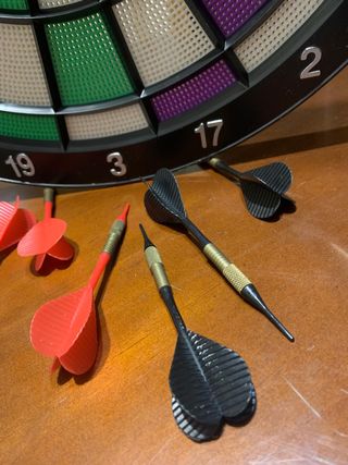 Diana de dardos con punta de plástico