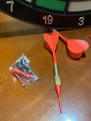 Diana de dardos con punta de plástico