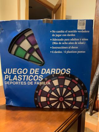 Diana de dardos con punta de plástico