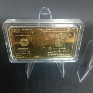 2 MONEDAS: 20 DOLLAR + ESTATUA DE LA LIBERTAD