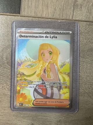 Carta Pokémon Entrenador Determinación de Lylia
