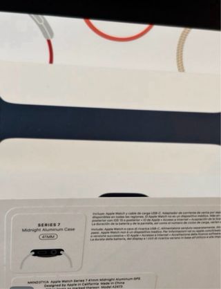 Apple Watch 7 41mm Midnight Aluminum Mod. A2473.