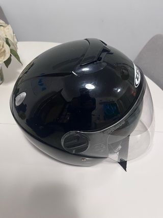 Casco Jet Zeus Negro