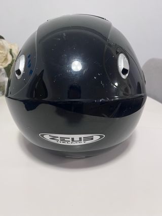 Casco Jet Zeus Negro