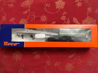 Vagón Roco Grúa de Renfe Escala H0