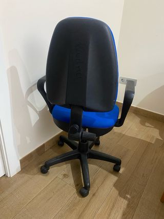 Silla de estudio azul
