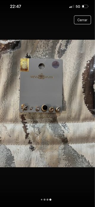 Lote 6 pendientes Bijou Brigitte