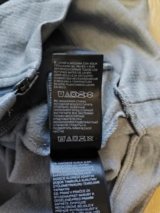 face grey heather full zip hooded fleece jacket