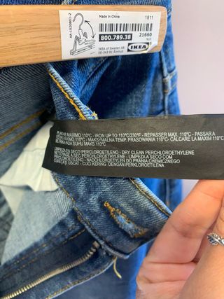 Falda vaquera Zara Talla S