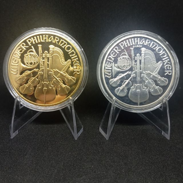 FILARMÓNICA 2 MONEDAS DE COLECCIÓN 1,5€ Y 100€