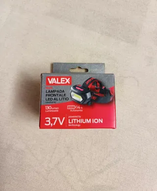 Lampada frontale LED ricaricabile Valex RUN, nuova