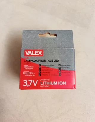 Lampada frontale LED ricaricabile Valex RUN, nuova