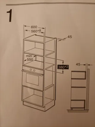 Microondas AEG insertable con grill