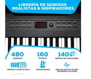 Teclado piano Alesis 88 teclas Kit