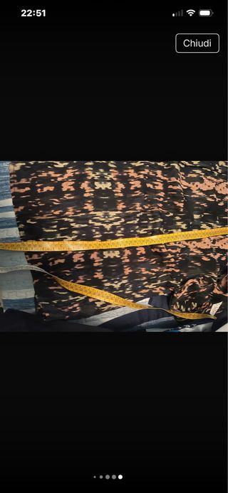 Camicia donna  fantasia black/orange