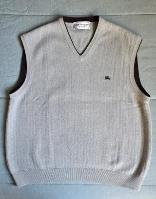 Chaleco Burberrys Lana Merino-Acrílico Talla M