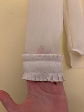 Blusa blanca talla L