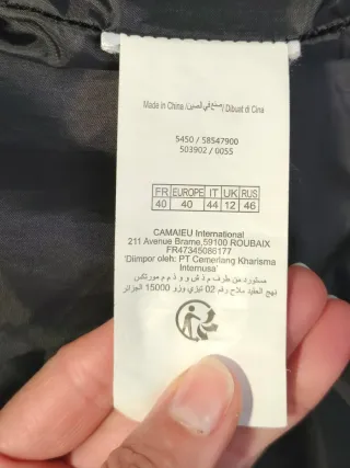 Abrigo Nuevo! Talla 40