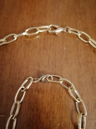 Set collana, bracciale e orecchini oro