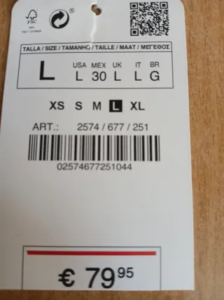 Abrigo ZARA WOMAN Rojo Talla XS