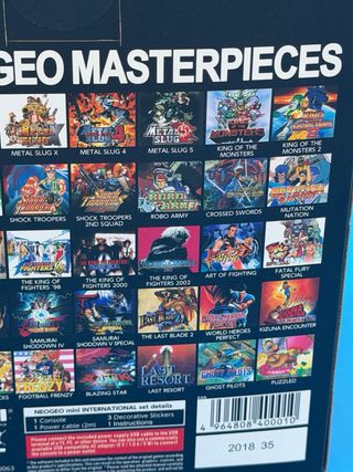 SNK Neo Geo Mini Nueva!