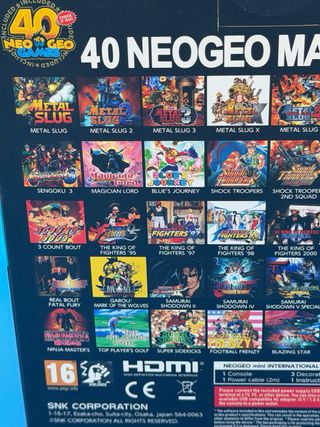 SNK Neo Geo Mini Nueva!