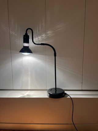 Lámpara Escritorio Flexo Negro Postmoderno