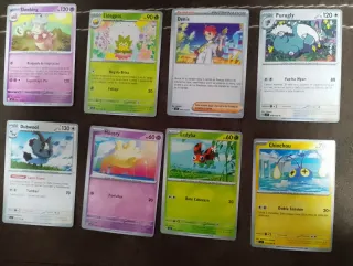 Cartas Pokémon: Slowking, Eldegoss, Purugly