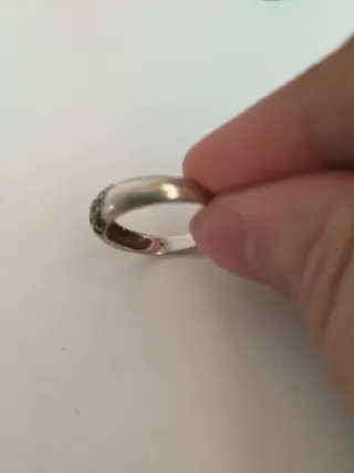 Lote 4 Anillos y 2 par Pendientes Plata 925.