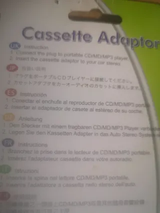 Adaptador de Cassette a CD/MP3