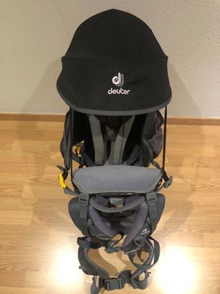 Mochila Portabebés Deuter Kid Comfort 1 Negra