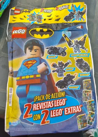 Bolsa sorpresa de dos Revistas lego 2+2