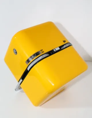 Radio Cubo Ultravox Quadrifoglio Gialla arredament