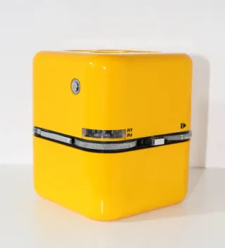 Radio Cubo Ultravox Quadrifoglio Gialla arredament